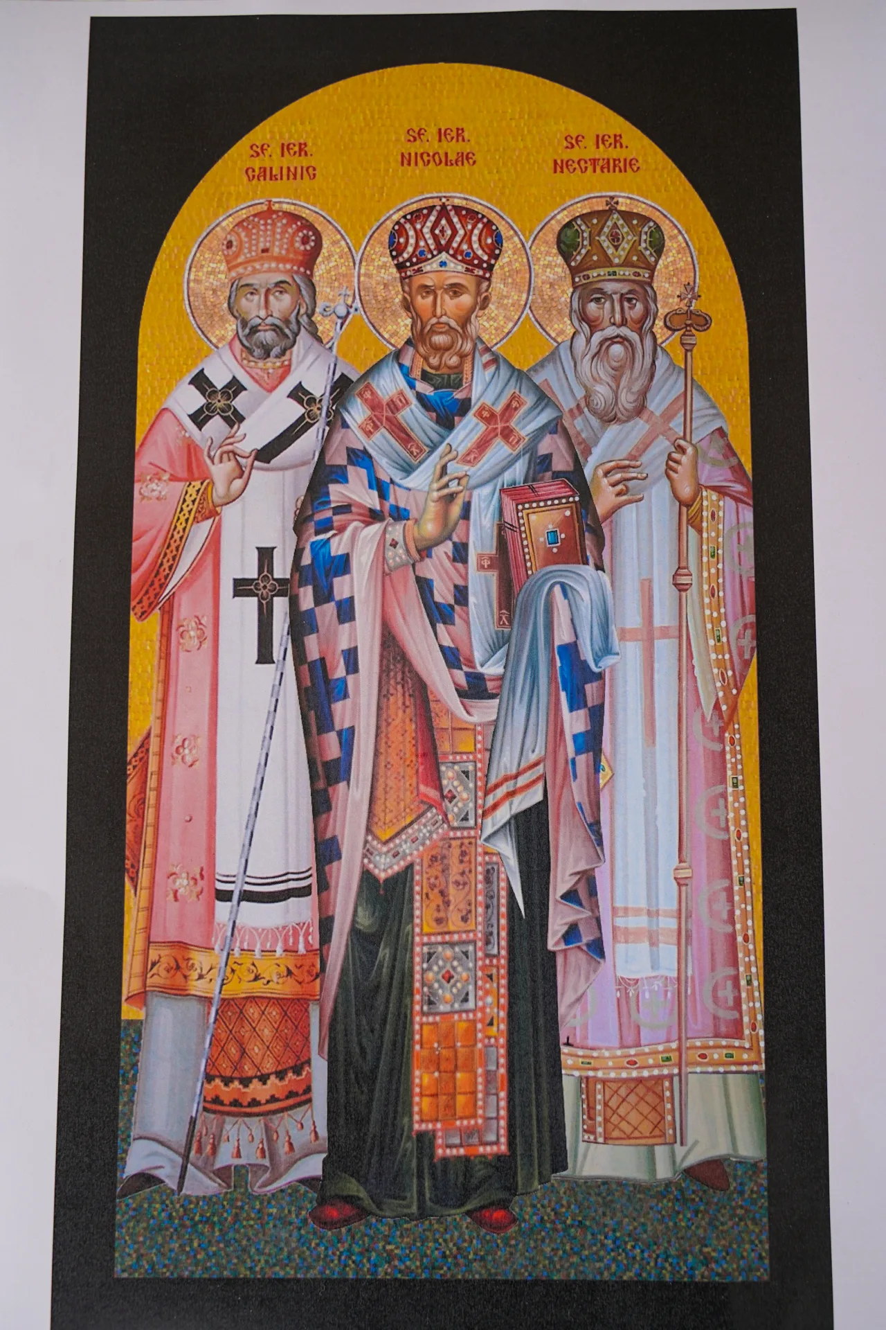 Sfintii ierarhi Calist, Nicolae si Nectarie